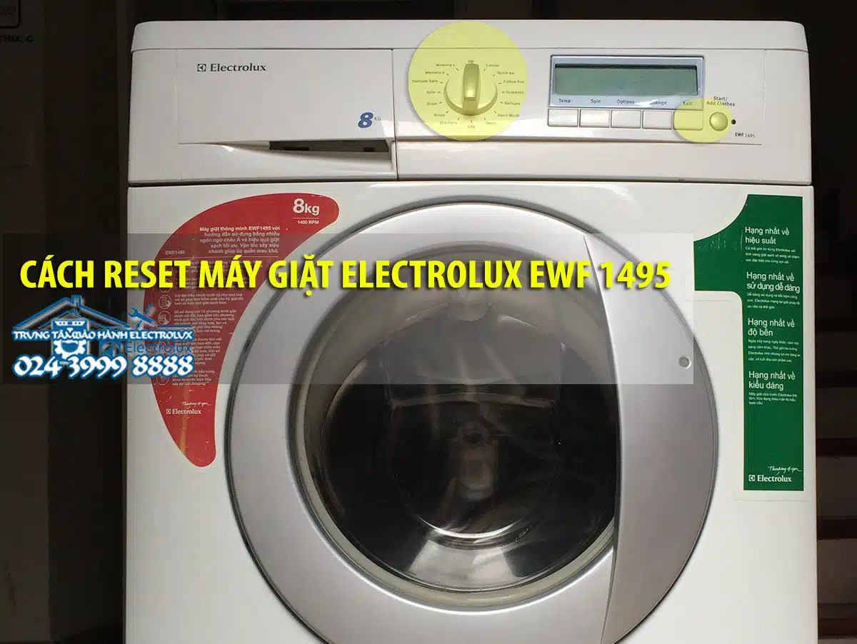 cách xóa lỗi máy giặt electrolux