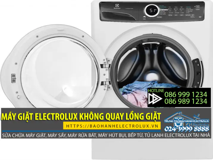 Máy giặt Electrolux không quay, không giặt, không vắt