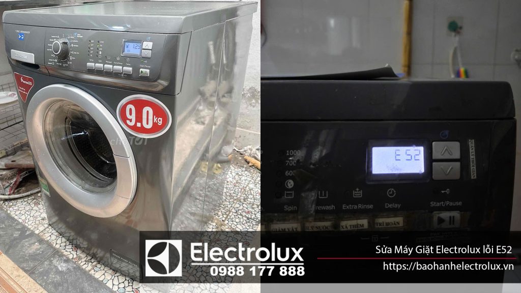 Sửa máy giặt Electrolux lỗi E52