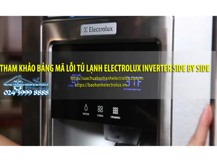 Mã lỗi tủ lạnh Electrolux