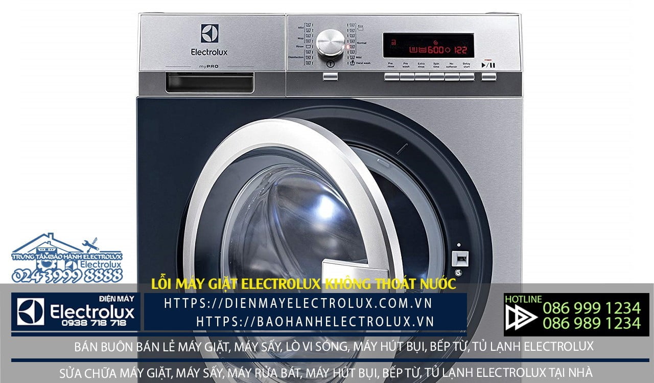 Máy giặt electrolux không thoát nước