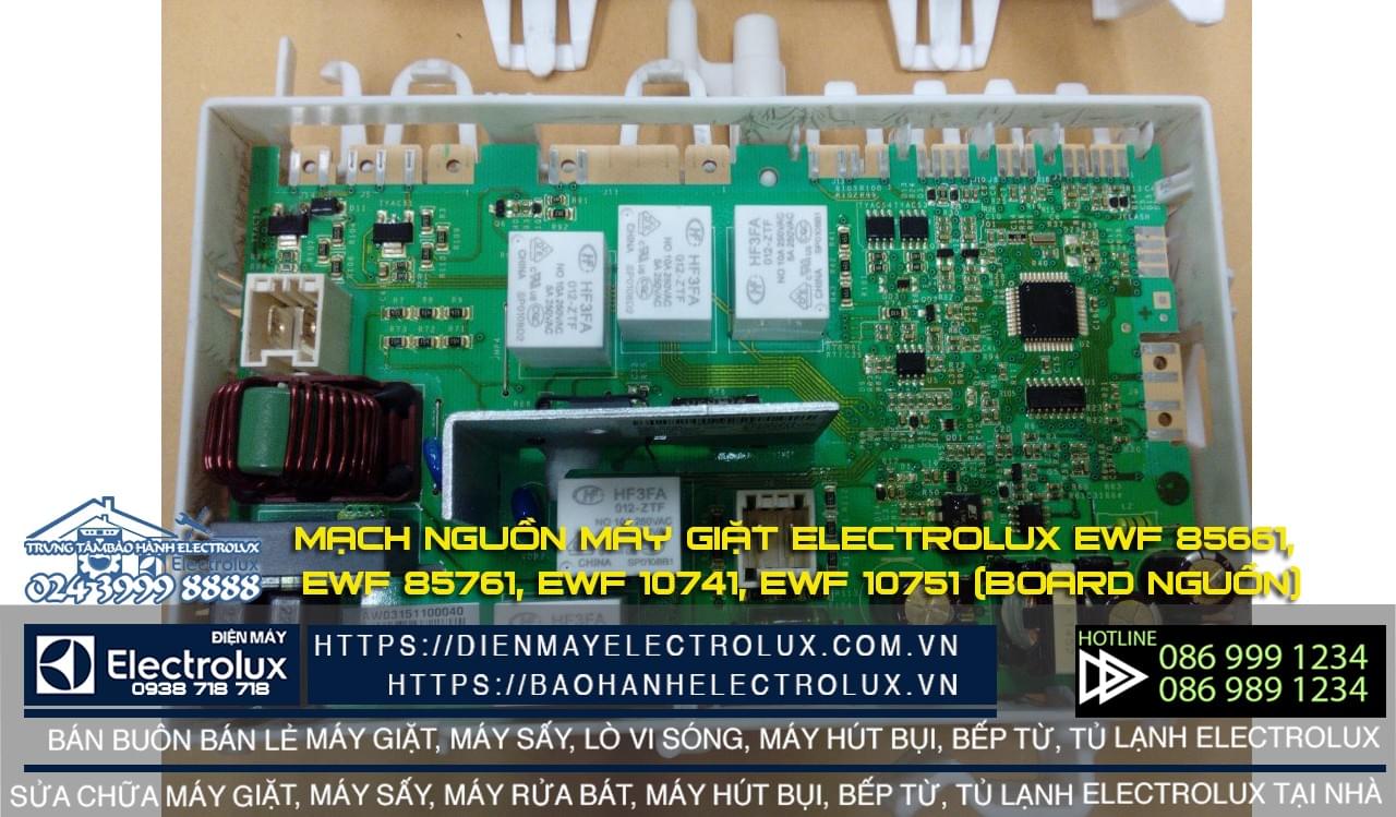 Mạch nguồn máy giặt Electrolux EWF 85661,