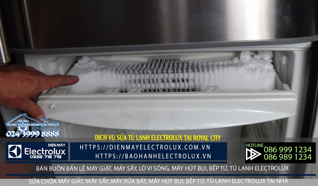 sửa tủ lạnh Electrolux tại Royal City