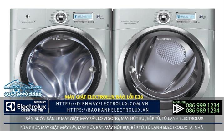 Máy giặt Electrolux báo lỗi E38