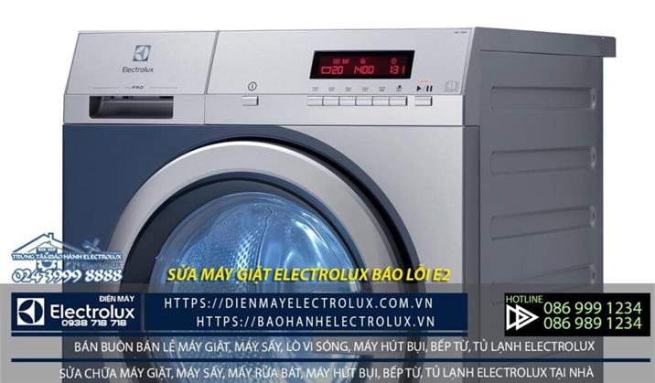 Máy giặt Electrolux báo lỗi E2