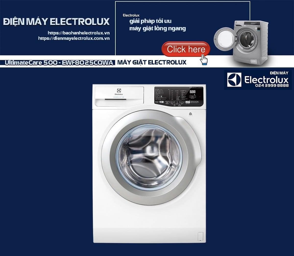Đánh giá Máy giặt Electrolux 8 Kg EWF8025EQWA tại Thiên Phú
