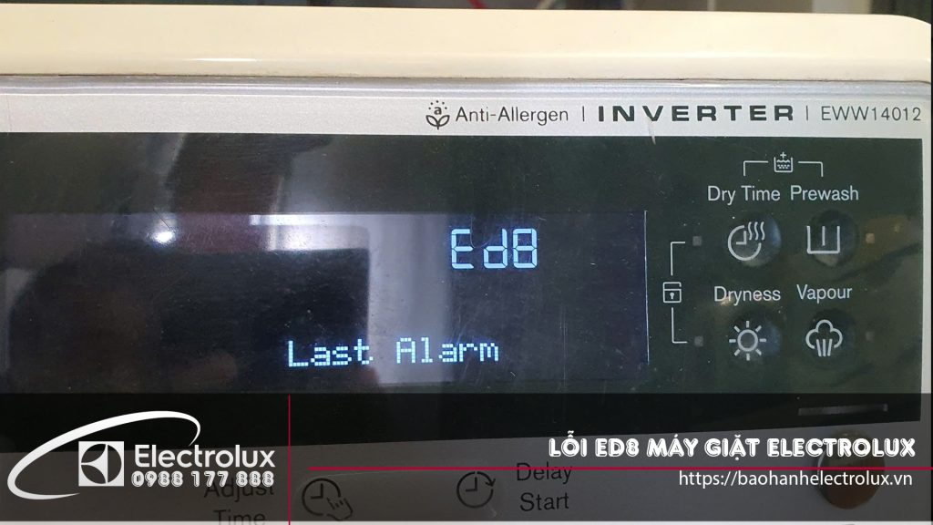 Máy giặt Electrolux lỗi Ed8
