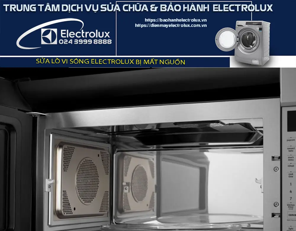 Lò vi sóng Electrolux bị mất nguồn