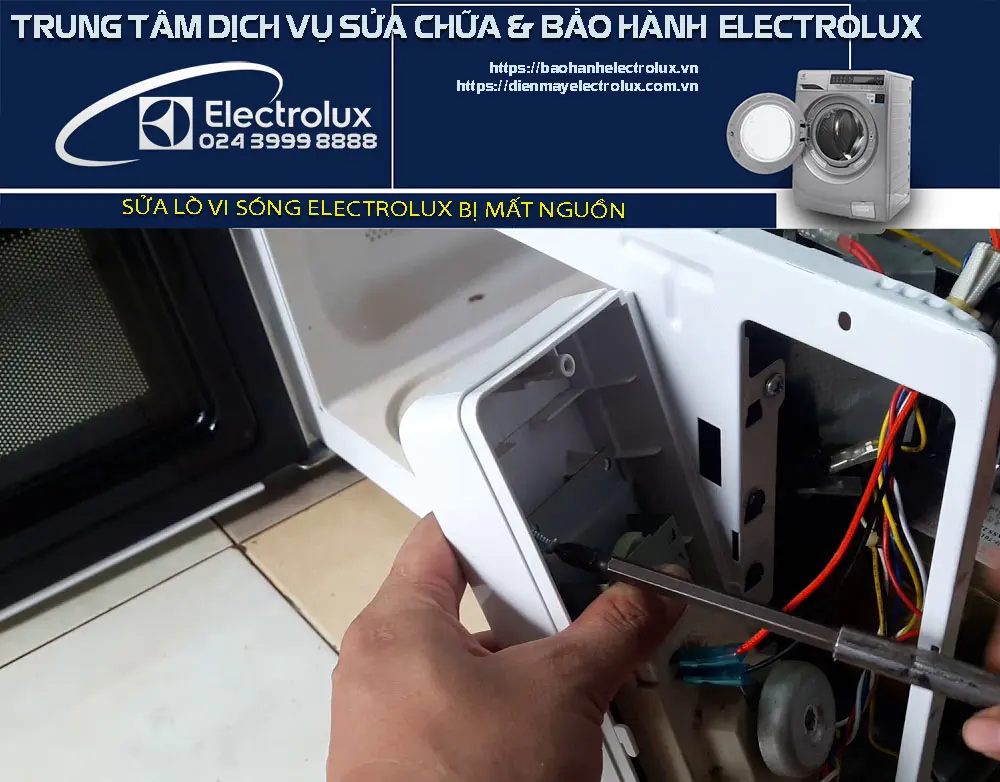 Lò vi sóng Electrolux bị mất nguồn 