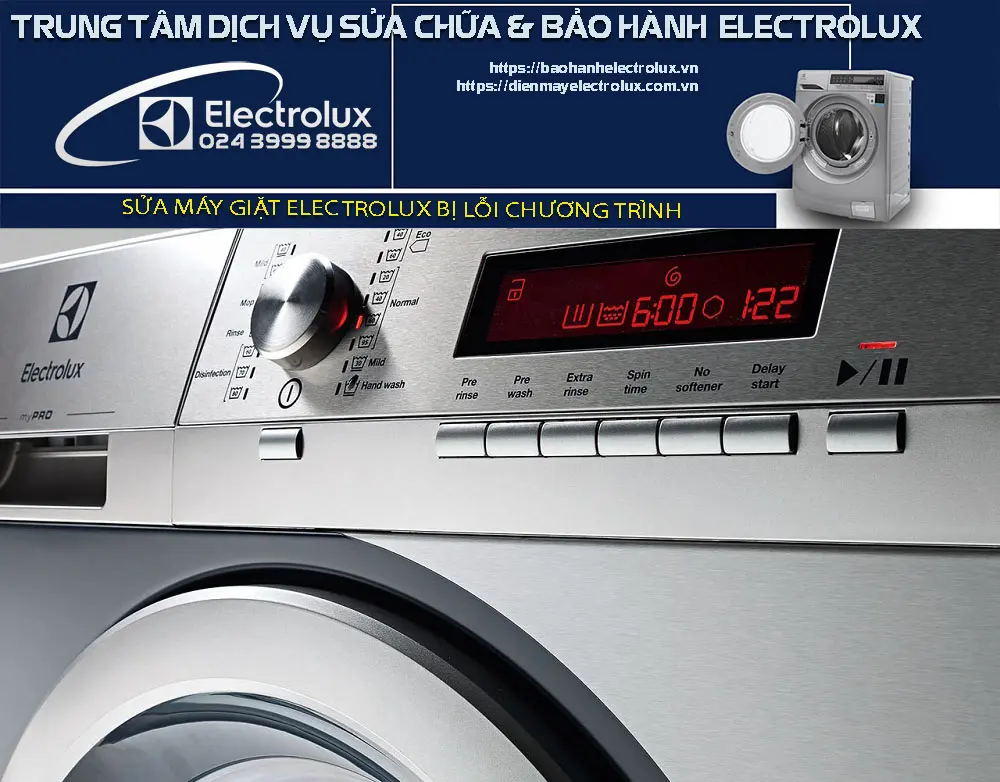 Máy giặt Electrolux bị lỗi chương trình