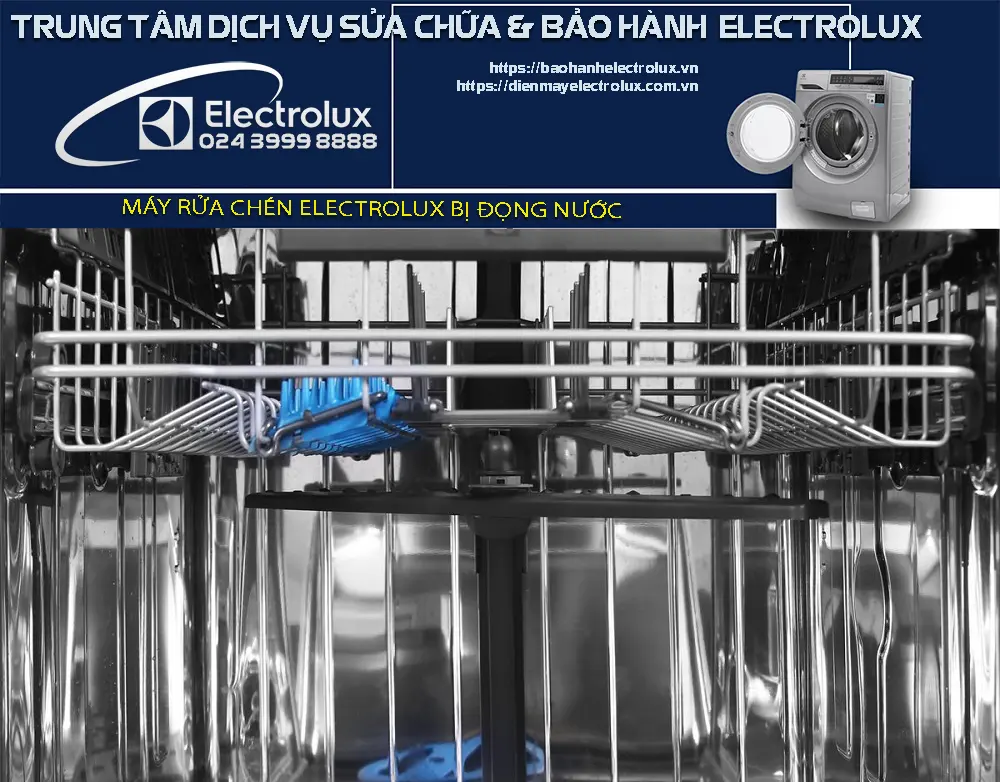 Máy rửa chén Electrolux bị đọng nước