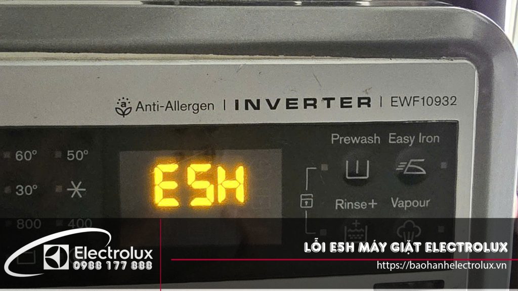 Lỗi E5H máy giặt Electrolux