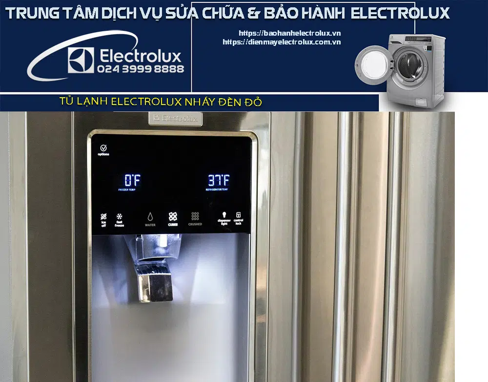 Lý do tủ lạnh Electrolux nháy đèn