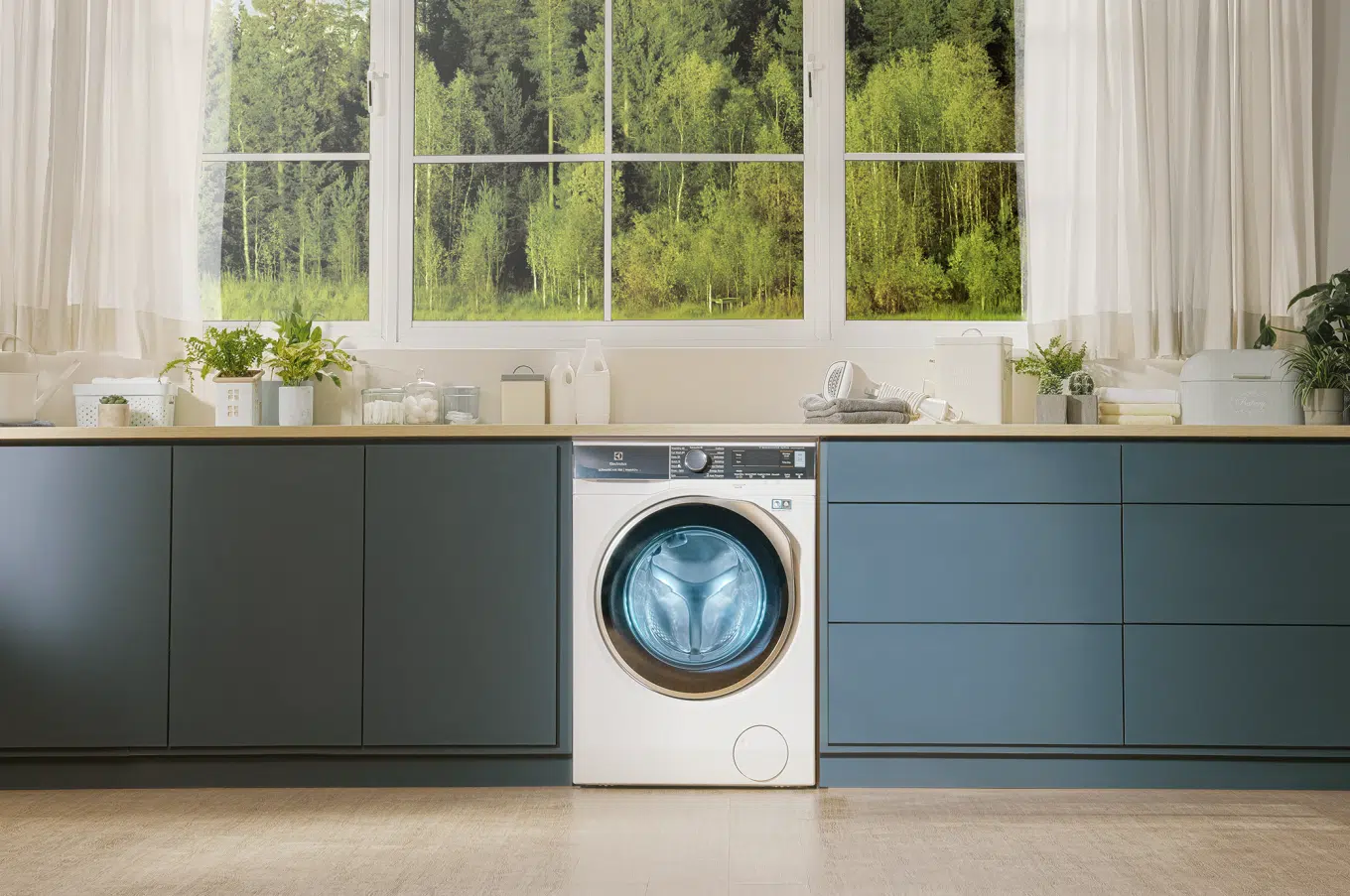 Máy giặt Electrolux với cảm biến AI