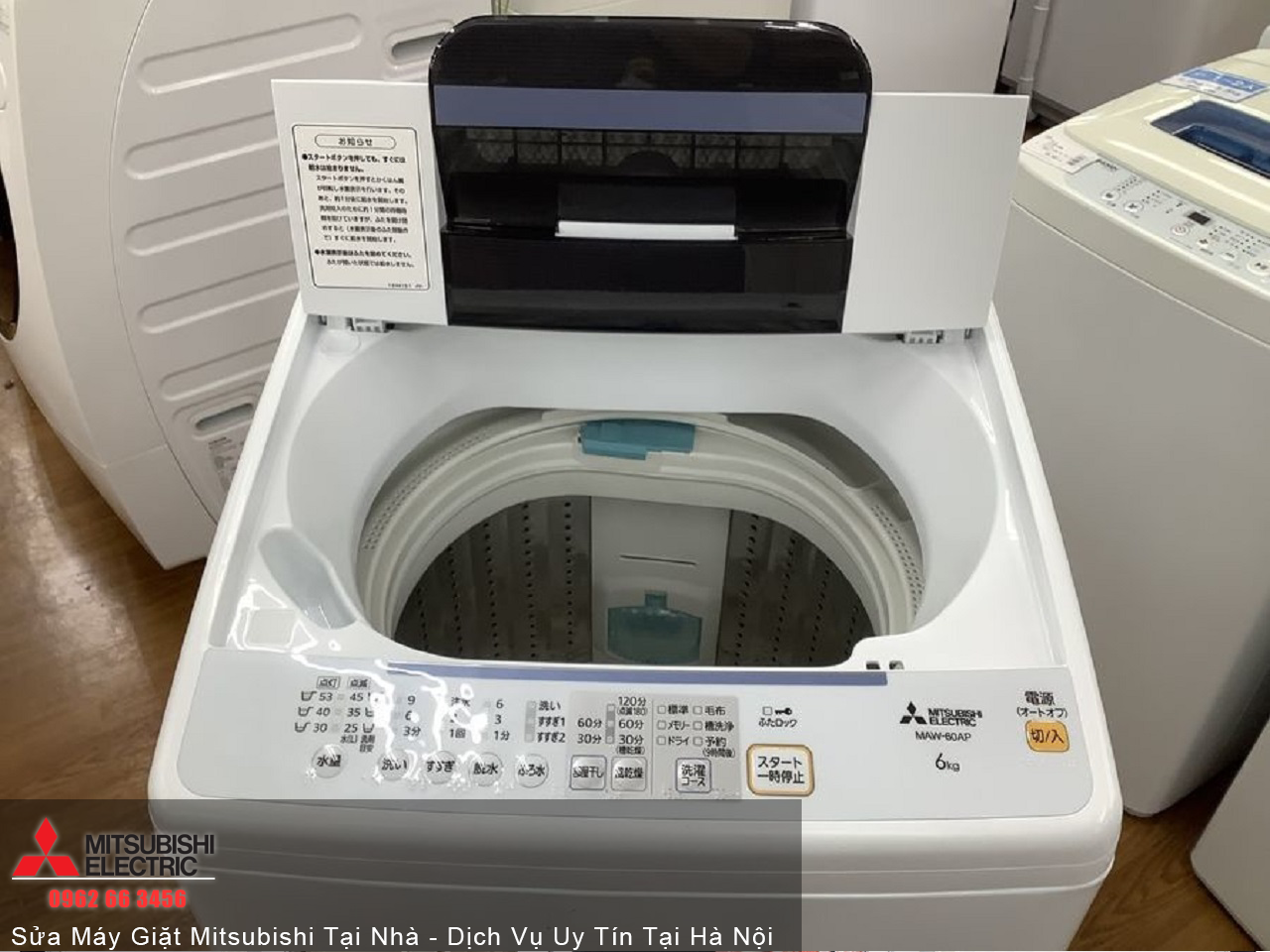 Dịch vụ sửa máy giặt Mitsubishi trong ngày