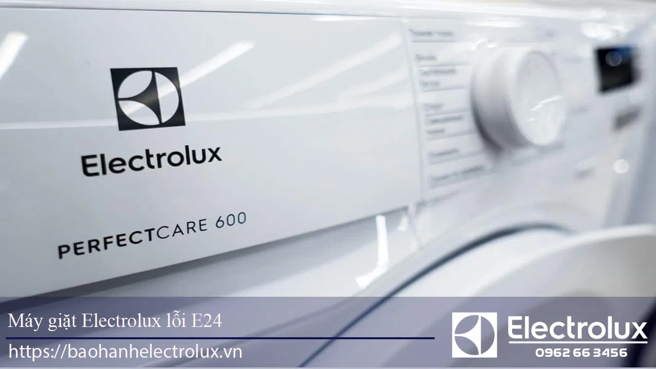 Máy giặt Electrolux báo lỗi E24