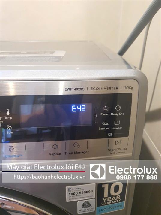 Máy giặt Electrolux lỗi E42