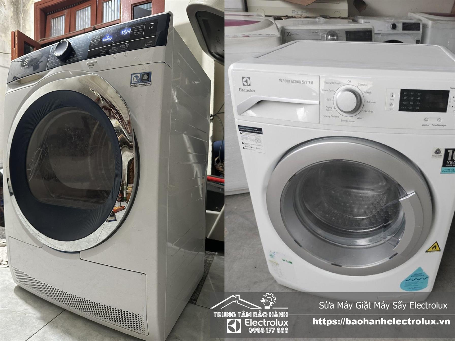 Sửa máy giặt máy sấy Electrolux tại Thuận An Bình Dương