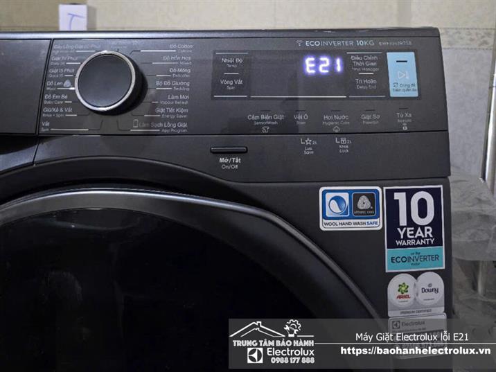 Máy giặt Electrolux lỗi E21