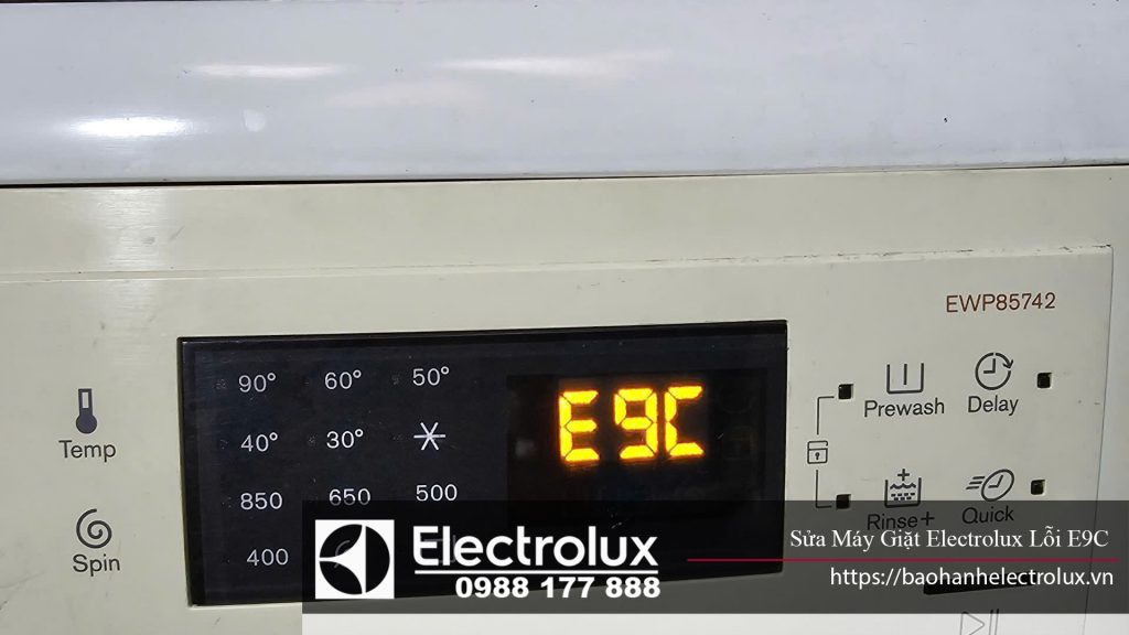 Máy giặt Electrolux lỗi E9C