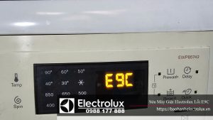 Máy giặt Electrolux lỗi E9C