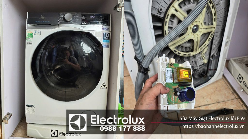 Sửa máy giặt Electrolux lỗi E59