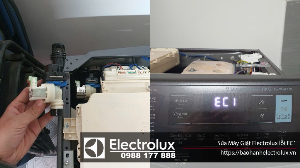 Sửa máy giặt Electrolux lỗi EC1